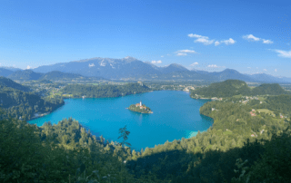 Panorámica del lago Bled