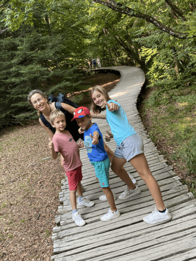 Pasarelas en los lagos Plitvice
