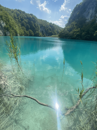 Reflejos en lagos Plitvice