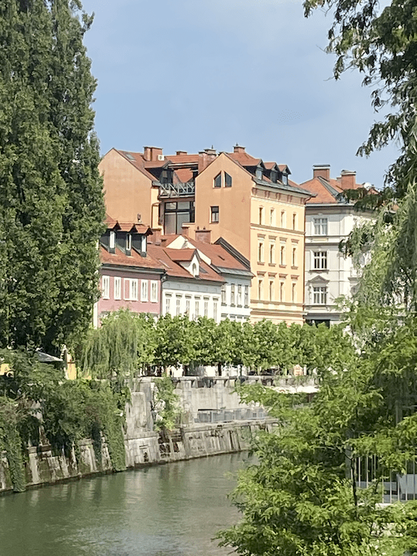 Río Ljubljanica en Liubliana