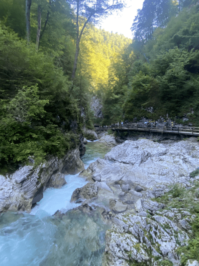 Garganta Vintgar es un paraíso natural