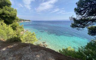 Costa en la isla de Brac