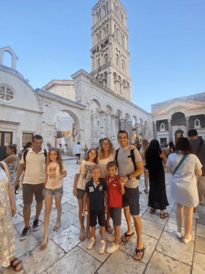 paseando por el centro histórico de Split