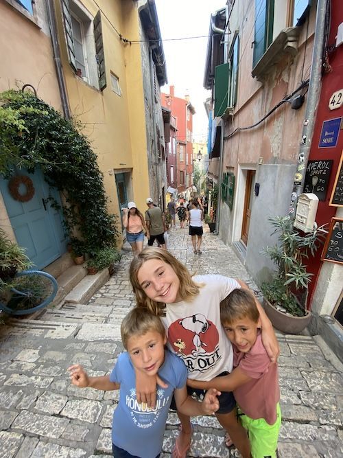 Calle peatonal de Rovinj