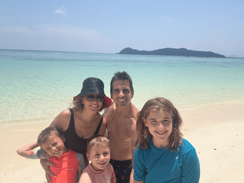Foto familiar en Ko Lipe